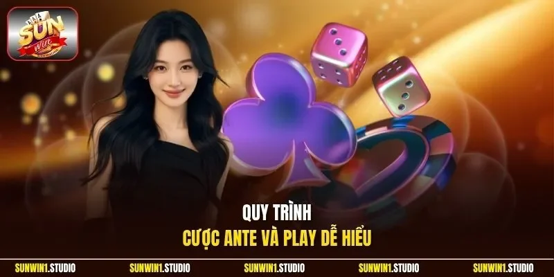 Quy trình cược Ante và Play dễ hiểu